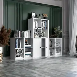 کتابخانه مدل افسون اُدون چوب