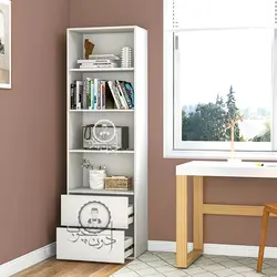 کتابخانه کشودار مدل میترا اُدون چوب