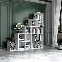 کتابخانه پلکانی مدل رکسانا اُدون چوب