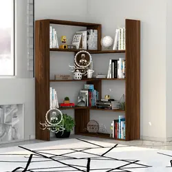 کتابخانه متحرک مدل رهام اُدون چوب