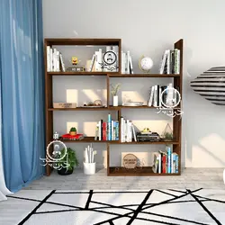 کتابخانه متحرک مدل رهام اُدون چوب