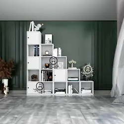 کتابخانه پلکان مدل ملیکا اُدون چوب