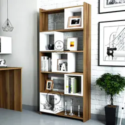 کتابخانه مدل ترمه یک اُدون چوب