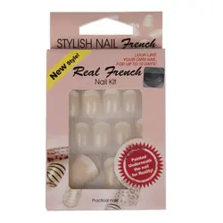 ناخن مصنوعی تریتون مدل فرنچ - فروشگاه اینترنتی آرایشی و بهداشتی آف ناب