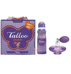 تاتو پک کاویی چارم زنانه دوتکه کیفی TATO GIFT SET BAG CHARM FOR WOME - فروشگاه اینترنتی آرایشی و بهداشتی آف ناب