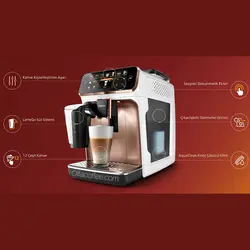 اسپرسو ساز فیلیپس EP5443/70 | قیمت و خرید دستگاه قهوه ساز فیلیپس مدل philips EP5443.70