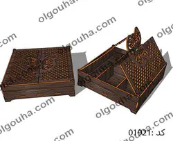طرح لیزر باکس دو درب پروانه