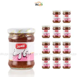 مربا گل سرخ  ۲۸۰ گرمی (۱۲ عدد در شرینک) کامبیز