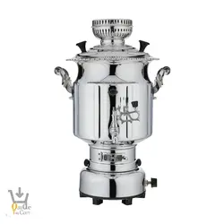 سماور گازی ۸.۵ لیتری پیلوت دار ارس نفیس طلایی عالی نسب