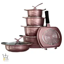 سرویس قابلمه چدن ۱۲ پارچه رودنبرگ