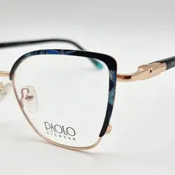 عینک طبی زنانه پائولو مدل 3701 رنگ آبی مشکی