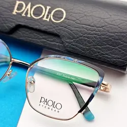 عینک طبی زنانه پائولو مدل 3701 رنگ آبی مشکی