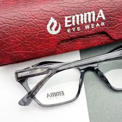 عینک طبی زنانه اِما مدل 1012 طوسی شاین دار