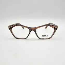 عینک طبی زنانه اما مدل 1012 قهوه ای شاین دار