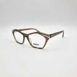 عینک طبی زنانه اما مدل 1012 قهوه ای شاین دار