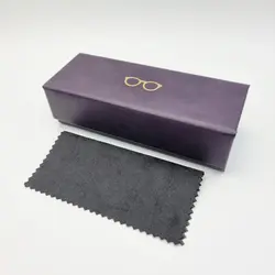 جلد عینک بنفش تیره