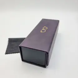 جلد عینک بنفش تیره