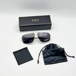 عینک آفتابی ماتریکس مدل 8355 فریم طلایی عدسی دودی