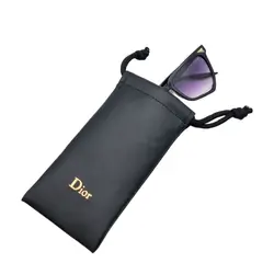 جلد عینک کیسه ای چرمی دیور