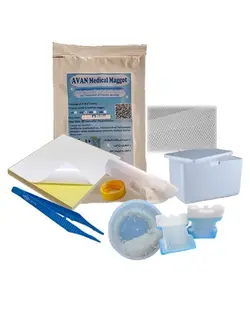 پکیج کامل ماگوت تراپی (لارو درمانی) آوان بیوتک