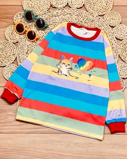 بلوز تک طرح روباه و رنگین کمان