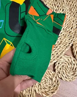 بلوز شلوار فینگردار طرح هِلو