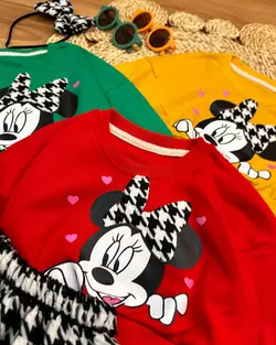 سه تیکه کراپ فینگردار دامن و تل