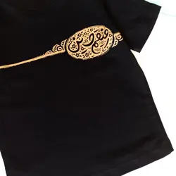 بلوز تک مشکی محرمی با طرح زیبای رفیقم حسین