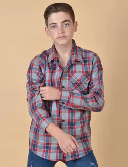 پیراهن چهار خونه