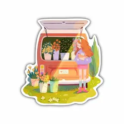 پک استیکر گل و گیاه ۳ کد ۱۵۰