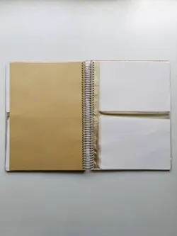 دفتر آ۴/ آلبوم ۱۸*۱۳ طرح بافتنی گوزن کد ۰۴