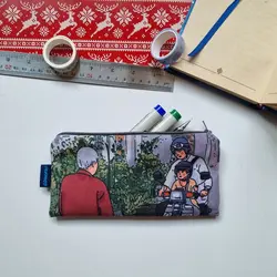 جامدادی مخملی طرح موتورسواری