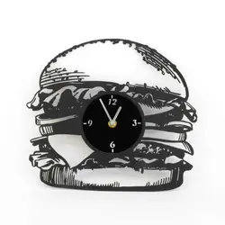 ساعت گرامافون طرح همبرگر