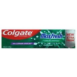 خمیر دندان کولگیت مکس فریش، کلگیت مدلColgate Max Fresh Green حجم 100 میلی لیتر