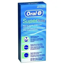 نخ دندان اورال-بی سوپرفلاس ارتودنسی مدل Superfloss oral_b