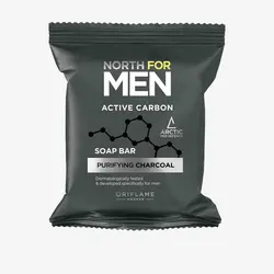 صابون زغال فعال مردانه اوریفلیم ترکیه North For Men Active Carbon Sabun