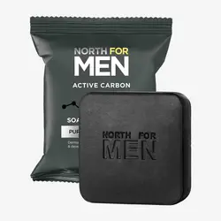 صابون زغال فعال مردانه اوریفلیم ترکیه North For Men Active Carbon Sabun