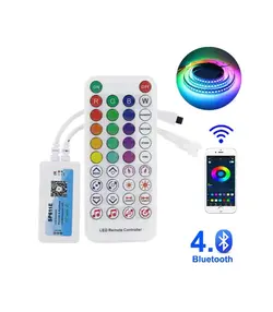 کنترلر و درایور LED RGB بلوتوثی با ریموت 38 کلید IR برنامه پذیر
