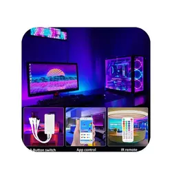 کنترلر و درایور LED RGB بلوتوثی با ریموت 38 کلید IR برنامه پذیر