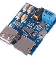ماژول دیکودر فایل های MP3 با قابلیت خواندن دیتا از طریق MICRO SD و USB