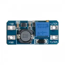 ماژول رگولاتور DC به DC افزاینده 2 آمپر MT3608 با قابلیت تنظیم ولتاژ خروجی