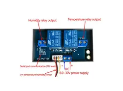 ترموستات دیجیتال دما و رطوبت روپنلی مدل XY-WTH1