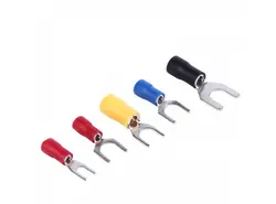 بسته 10 عددی سرسیم دوشاخ روکش دار آبی مدل SV2-4