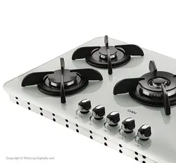 اجاق گاز صفحه ای شیشه ای کن مدل Pardyc-W