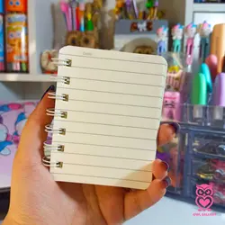 دفترچه یادداشت سیمی فانتزی با طرح بطری هلو