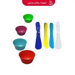کاسه و کاردک سیلیکونی - پایسین - تجهیزات پزشکی مصرفی
