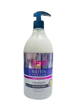 ماسک مو فری سولفات بیوتین لایف 1 لیتری کد 737