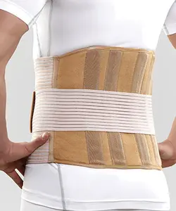 کمربند طبی نرم آتل دار (با كش الاستيک) پاک سمن | کرست کمر طبی Paksaman Lumbosacral Corset (Elastic Strap & Soft Bar)