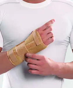 مچ بند آتل دار كوتاه با زاويه فانكشنال (چپ و راست) پاک سمن Paksaman Wrist Splint with Hard Bar