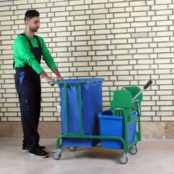 ترولی نظافت ایرانی آذین صنعت 2450